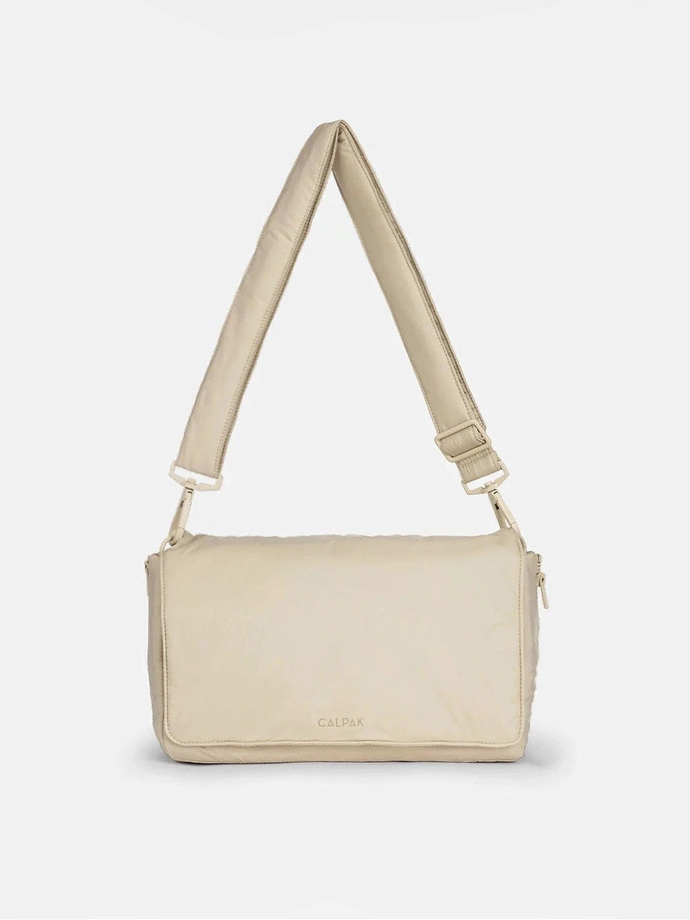 CALPAK Convertible Stroller Caddy Crossbody Bag in Oatmeal